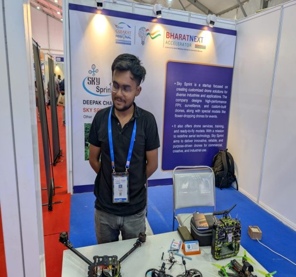 Four Student Startups Shine at Vibrant Gujarat, Mehsana