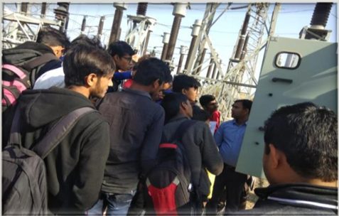 Industrial Visit to 220 kV Substation, Sadarpur