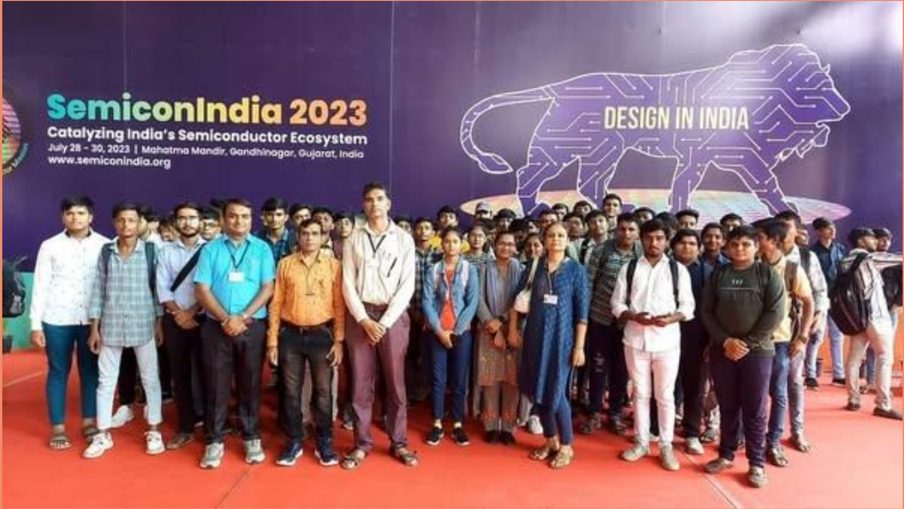Industrial Visit to SemiconIndia 2023 Exhibition